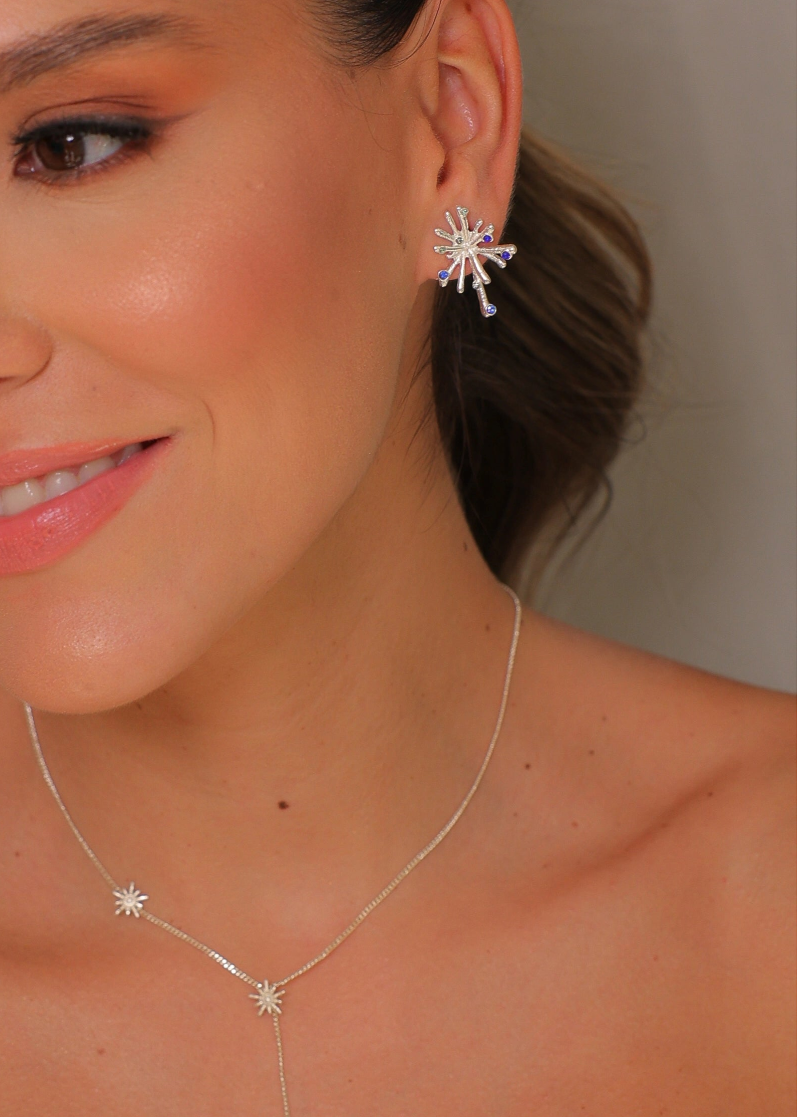 Aretes Astro Plata